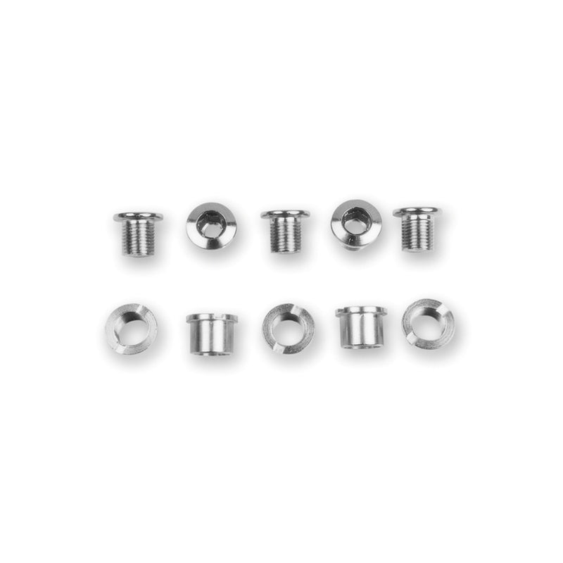 Juego de 5 tornillos sujecciãn plato. Acero V BIKE YCW-085