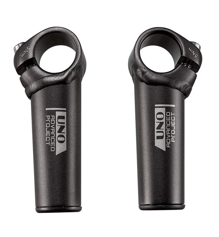 Apéndices para manillar de bicicleta UNO L:80mm Negro KALLOY UNO BE-21-B
