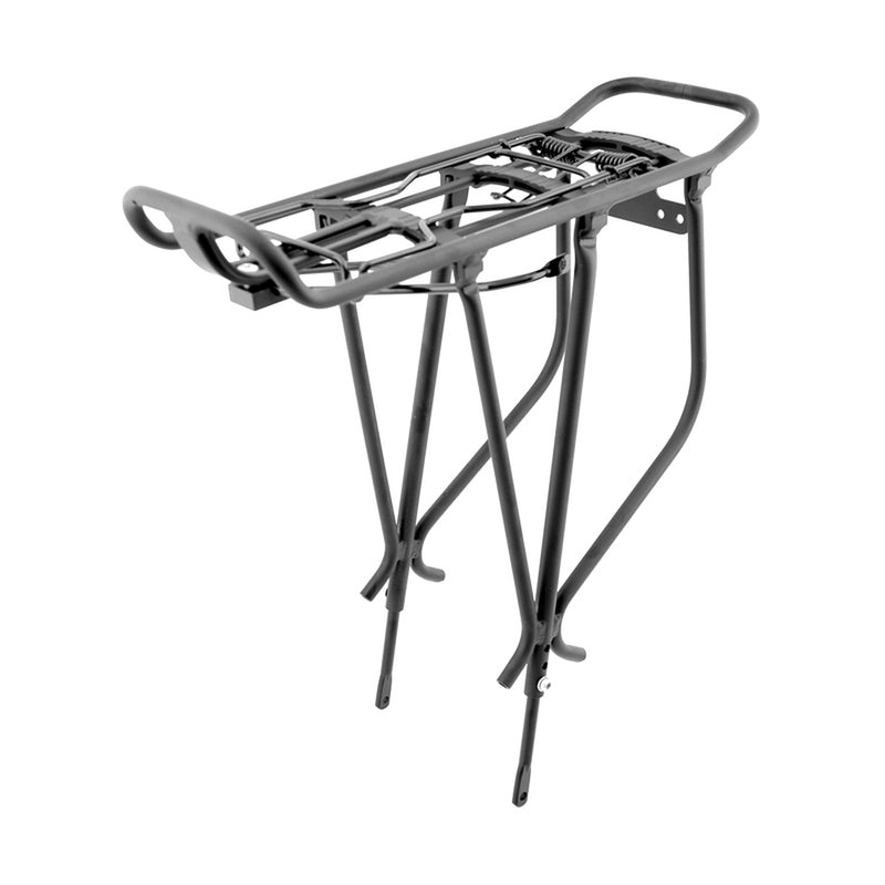 V BIKE Portabultos trasero bicicleta. Especial alforjas. Aluminio negro V BIKE CL-550-1
