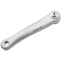 PROWHEEL Biela izquierda de bicicleta Aluminio plata 170mm Eje cuadrado PROWHEEL A001-SILVER