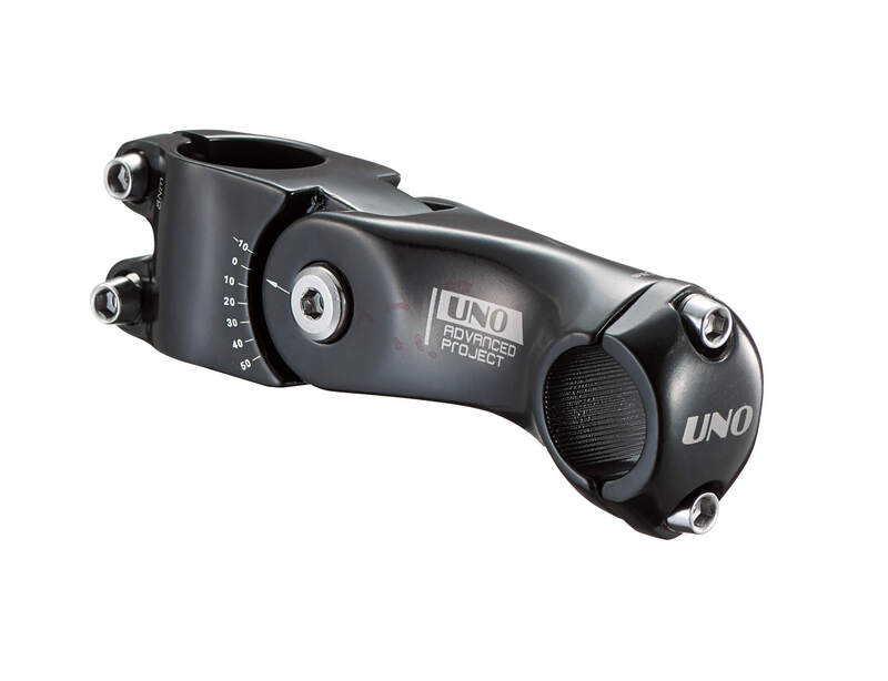 Potencia para bicicleta -10° / 40° UNO - 110 mm negro KALLOY UNO AS-809A-B