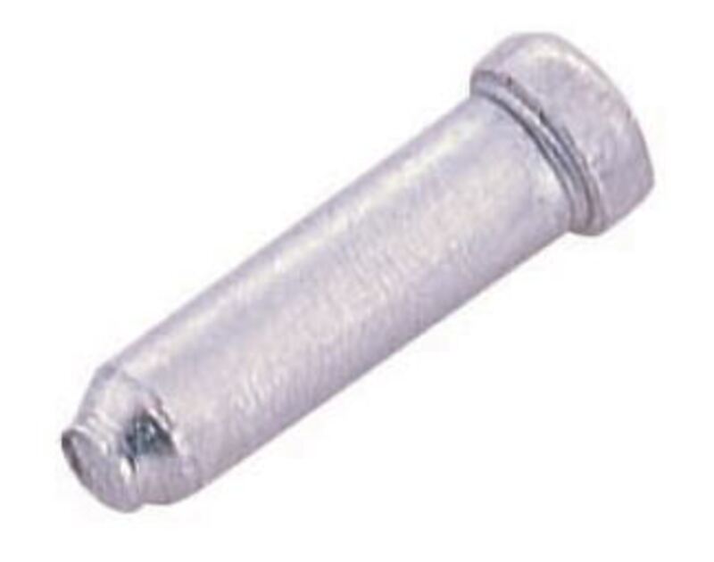 ALHONGA Bote 500 Terminales de cable Ø2,4mm. Aluminio plata. Reforzado ALHONGA 100G