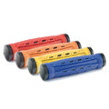 Puños de bicicleta bicolor. Amarillo. 130mm V BIKE HY-309-3 YE