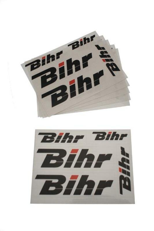 Hoja de Adhesivos BIHR Negro BIHR 980211
