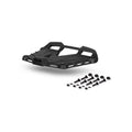 Base de aluminio negro para baules SHAD Terra Black (incluye tornillos) SHAD D1BTRPA2