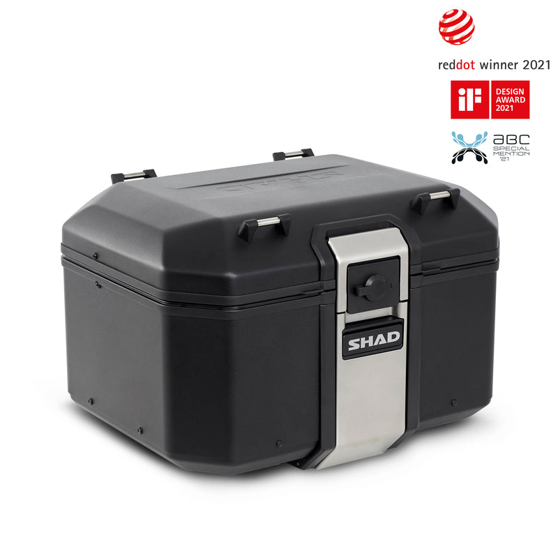 Baúl aluminio SHAD Terra Black 48L SHAD D0TR48100B