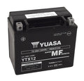 Batería YUASA W/C activada de fábrica sin mantenimiento -  YT12B (FA) YUASA YT12B