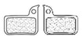 Pastillas de freno bici CL BRAKES sinterizadas carretera - 4061RDX CL BRAKES 4061RDX