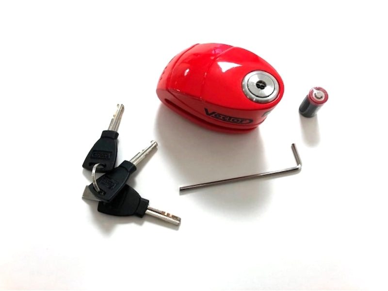VECTOR Alarm Disc Lock SRA - Red VECTOR VE50BDA