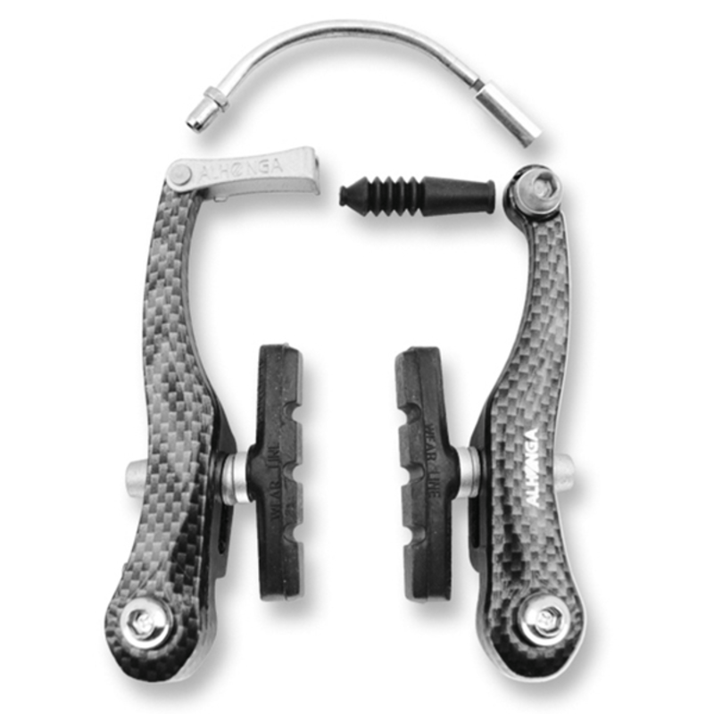 Juego de frenos V-Brake ALU. C/Fiber ALHONGA HJ-806ADO-CF