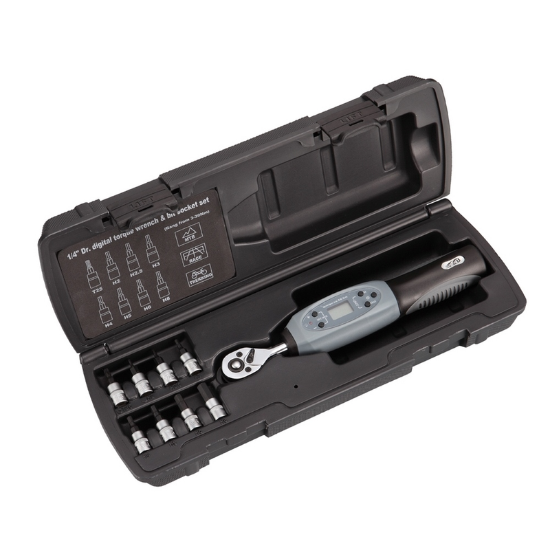 Llave dinamométrica Digital 1/4’’ 3-30Nm SUPER B TB-TW65