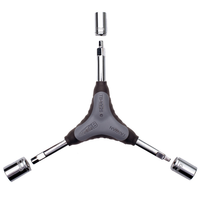 Llave Y Allen 6 en 1. 4/5/6-8/10/12mm Super B - REF TB-YY25 SUPER B TB-YY25