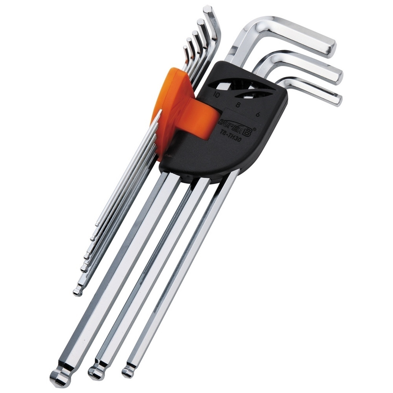 Set Llaves Allen L. 2/2.5/3/4/5/6/8/10mm Super B - REF TB-TH30 SUPER B TB-TH30