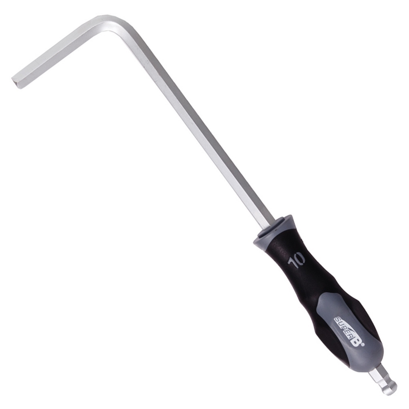 Llave Allen L (con mango, larga). 10mm SUPER B TB-7545
