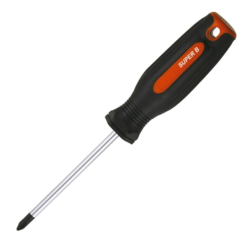 Destornillador Phillips 2, largo 100mm Super B - REF TB-7528 SUPER B TB-7528