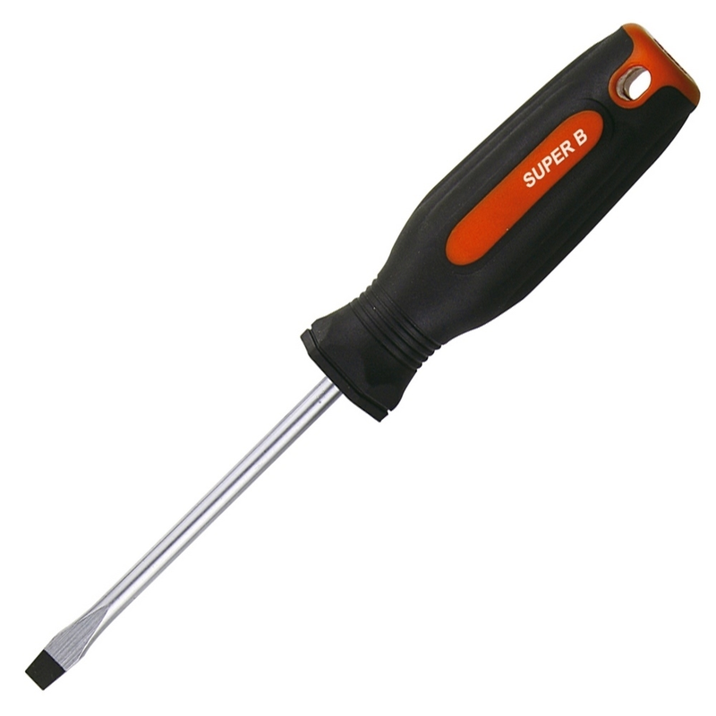 Destornillador Plano 6, largo 100mm Super B - REF TB-7548 SUPER B TB-7548