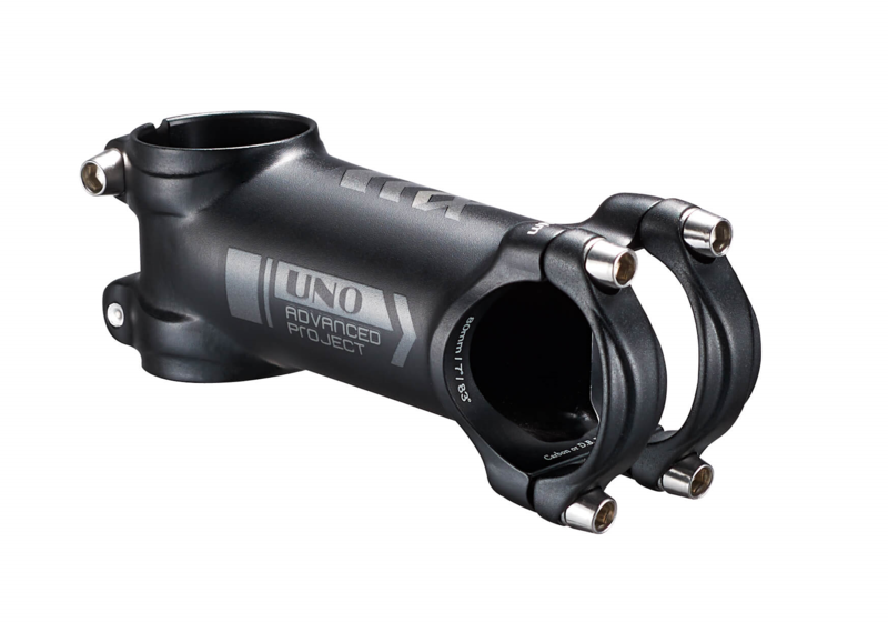 Potencia para bicicleta ±7° UNO Serie 7 - 100 mm negro KALLOY UNO ASA105-7º-100-BLACK