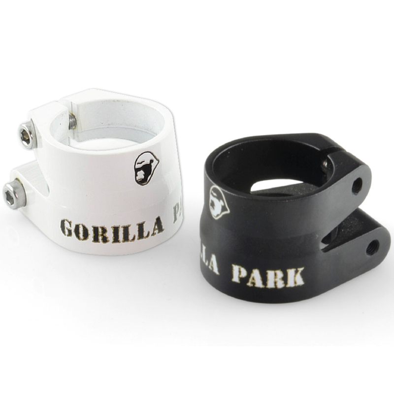 Cierre de tija de sillín de bicicleta UNO Gorila Park - Ø27.2mm Blanco KALLOY UNO G-C02-WHITE-27,2