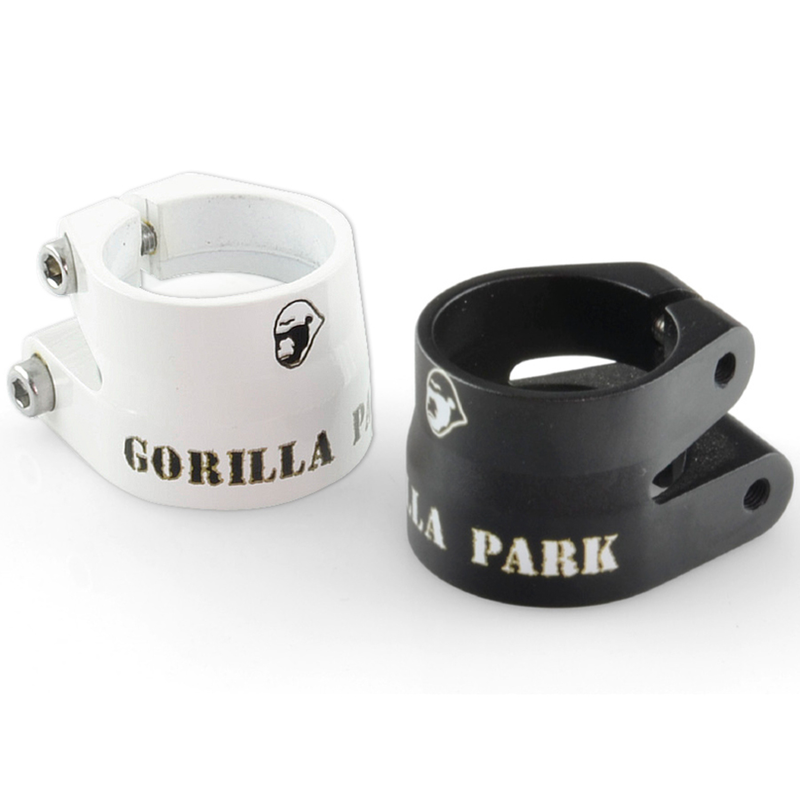 Cierre de tija de sillín de bicicleta UNO Gorila Park - Ø31.6mm Blanco KALLOY UNO G-C02-WHITE-31,6