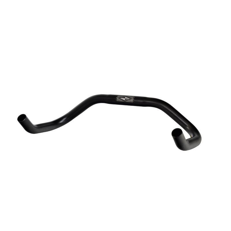 Manillar estrecho especial reparto / fixie. Con caída de 80mm. Ø25.4 440mm, sección variable. Negro V BIKE JD-123DB6-254-BK-440