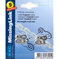 Enganche Cadena KMC 9V (6,60mm) (Blister 2uds) KMC C09EPTR00