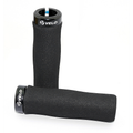 Par puños bici espuma EVA ultraligera VELO Negros/abrazadera negra. Sujeción lock-on 1 tornillo VELO 864-4AD3L2G2-BLACK