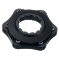 Conversor disco universal a center lock con arandela de cierre color negro ALHONGA HJ-ADR02-BLACK