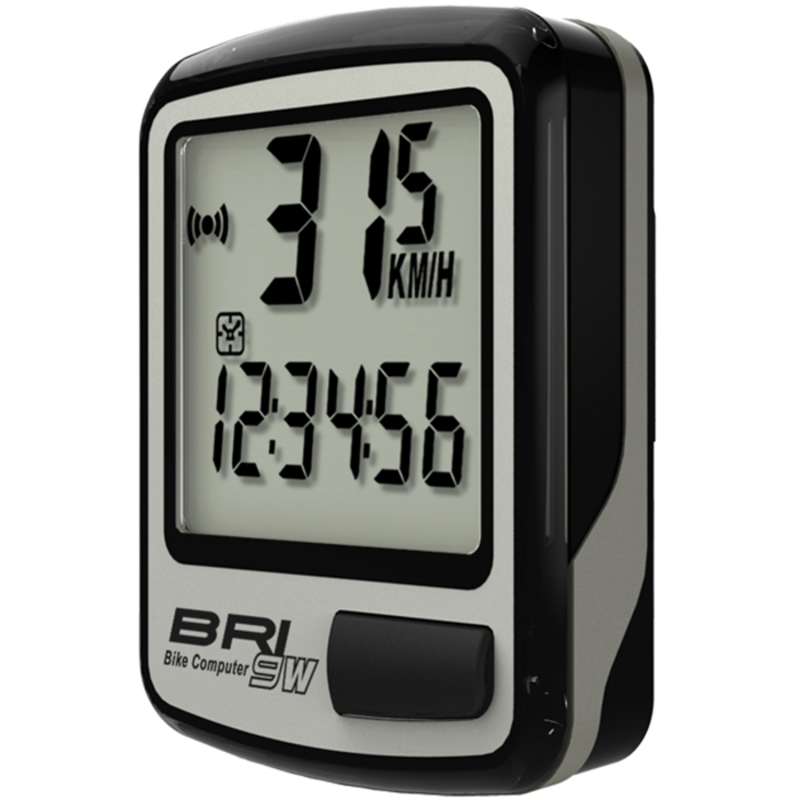 Ciclocomputador ECHOWELL NEW BRI9W 9 funciones sin cable ECHOWELL BRI9W BLACK-GREY