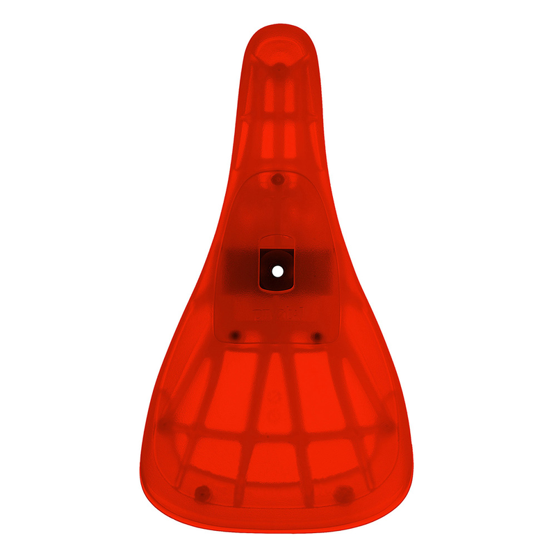 Sillín para tija pivotante VELO VL7101 nylon translucido rojo VELO VL-7101-RED TRANSLU