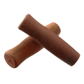 Par puños bici VELO corcho 127mm cerrados chocolate VELO VLG-048-03-127MM
