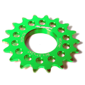 Piñón fijo fixie 16 dientes color verde RUDER BERNA LG150-16T-GREEN