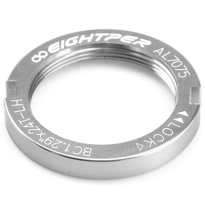 Arandela cierre piñón fijo color plata EIGHTPER CG50-SILVER