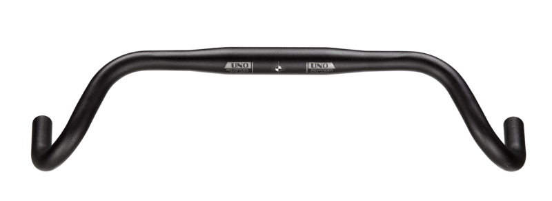 Manillar de bicicleta Gravel UNO. 560mm - Ø31,8. Negro KALLOY UNO HB-UB22-31,8-560MM-B