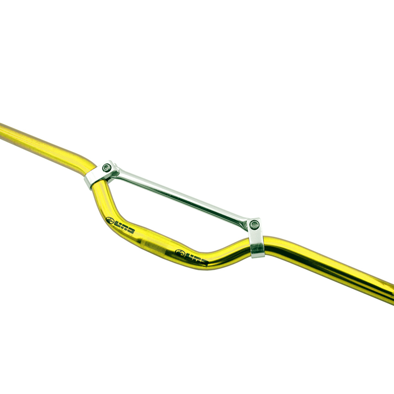 Manillar MTB con tirante. Amarillo. 630mm KALLOY UNO AL-029T+CRC-Y