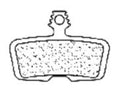 Juego de pastillas sinterizadas para bici CL BRAKES Avid Code R CL BRAKES 4054VX