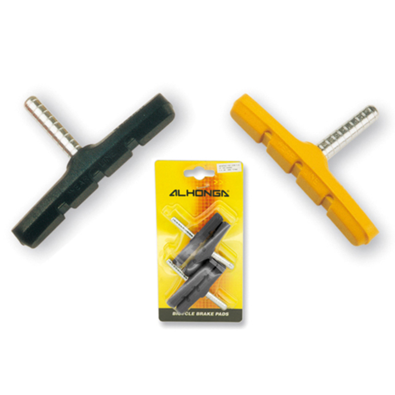 Juego de 4 zapatas esparrago rectas.Amarillo ALHONGA HJ-609.12T2-Y
