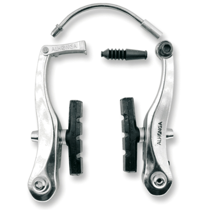 Juego de frenos V-Brake ALU. Rojo ALHONGA HJ-806ADO-R