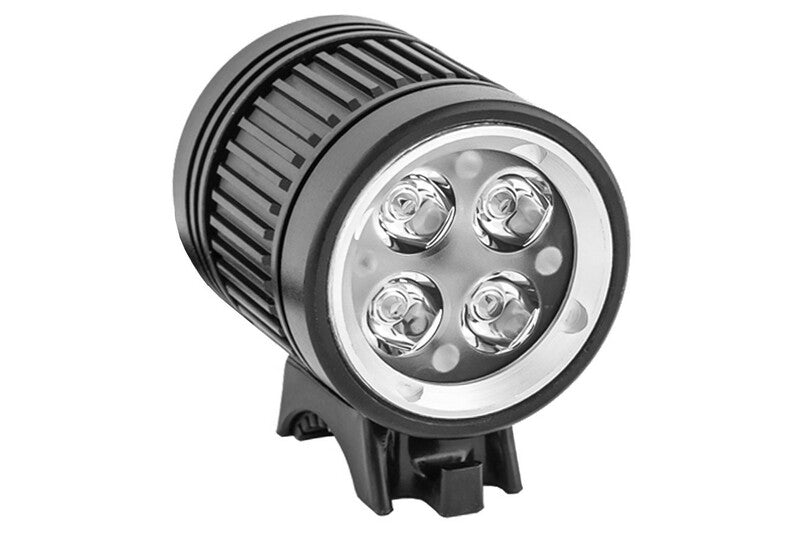 Luz delantera bicicleta LED 1600lm con batería externa recargable V BIKE JY-8010-16K
