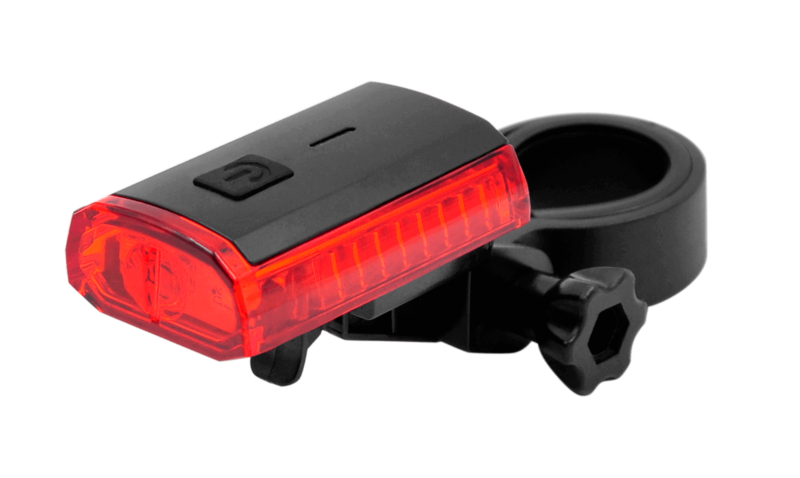 Luz trasera bicicleta LED con luz de freno inteligente, batería integrada recargable USB V BIKE JY-6062