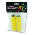 Par puños bicicleta grip-shift y niño. Amarillo V BIKE CB-3547S