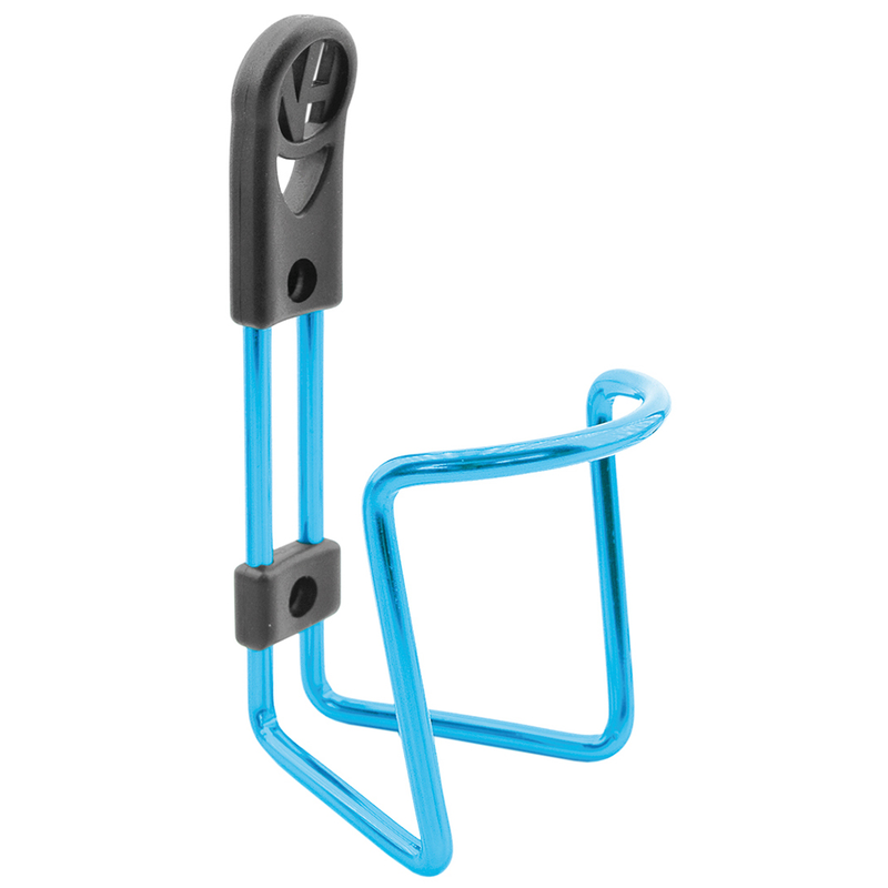 Portabidon Alu. Azul Ø6mm SIN TORNILLOS V BIKE NH-BC108AP