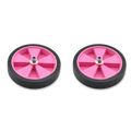 Par de ruedas completas para estabiciclo llanta rosa VICMA PT32624