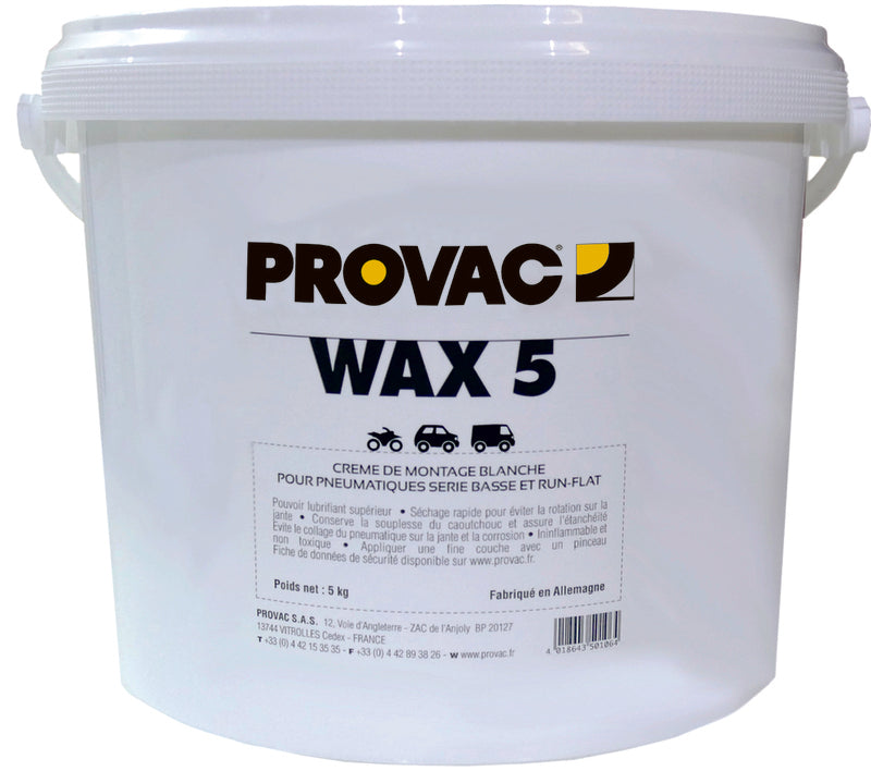 PROVAC Tire mounting Paste White - 1x5kg PROVAC WAX5