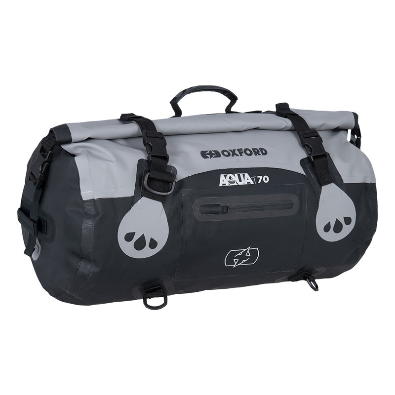 OXFORD Aqua T-70 Roll Bag Grey/Black 70L OXFORD OL483