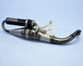 POLINI Scooter Team 4 Full Exhaust System Stainless Steel/Carbon - Peugeot Kisbee 50 POLINI 200,0423