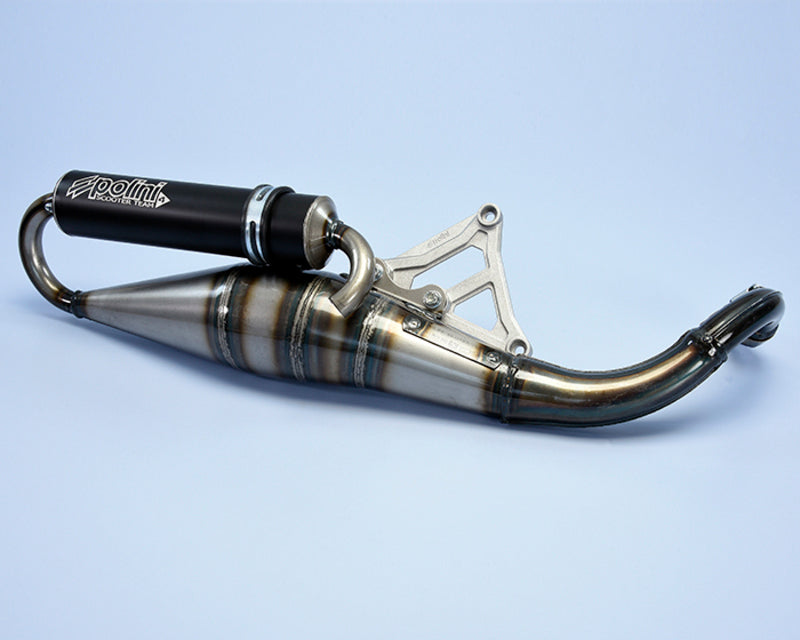 POLINI Scooter Team 4 Full Exhaust System Stainless Steel/Carbon - Peugeot Kisbee 50 POLINI 200,0423
