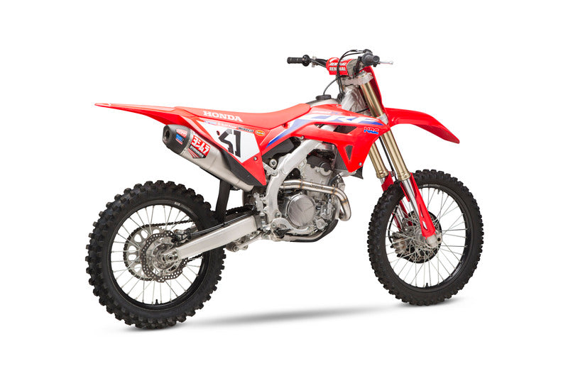 Linea completa Yoshimura Signature RS-12, titanio, silencioso titanio y tapa carbono CRF250 2022 YOSHIMURA US 228451S720