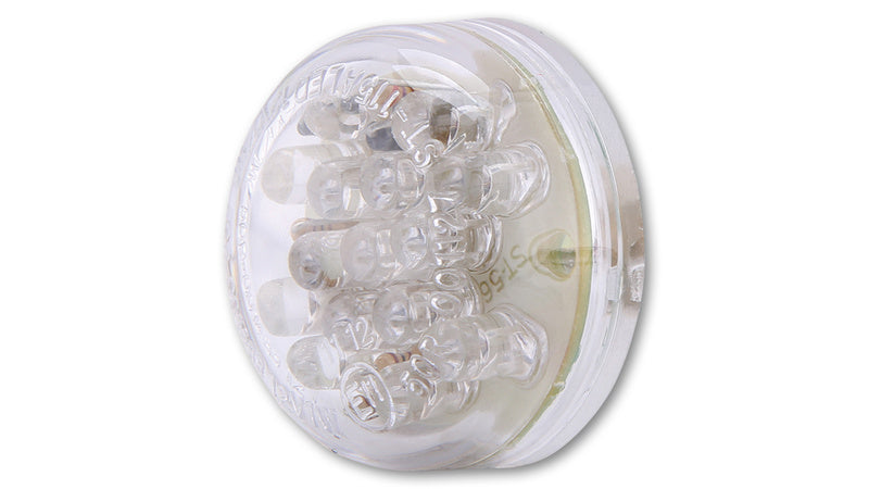 Piloto trasero LED SHIN YO Disc transparente y homologado SHIN YO 255-080