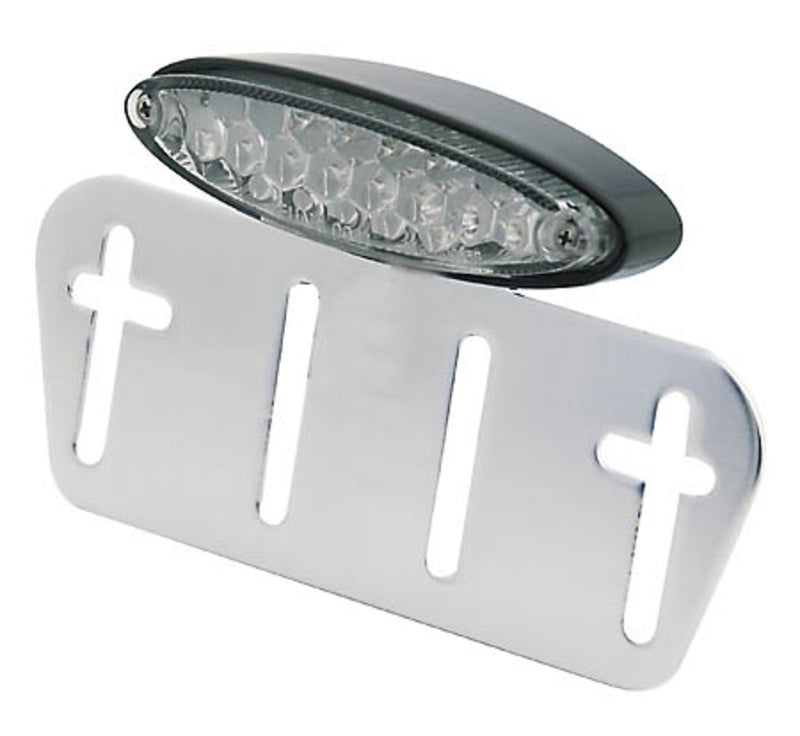 SHIN YO LED Mini Taillight Clear, With License Plate, Black Housing SHIN YO 255-970