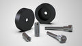 Kit de montaje para contrapesos de manillar HIGHSIDER M8 - Kawasaki HIGHSIDER 161-049